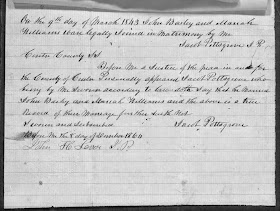 Climbing My Family Tree: Affidavit of Jacob Pottsgrove, J.P.