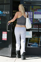 Sophie Monk Stretches A Tank Top