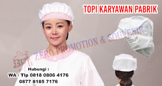 Produksi Topi Karyawan Pabrik / Pet Sanggul / Topi 