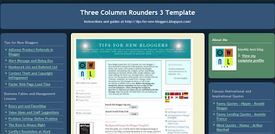 Three Columns Rounders 3 Template