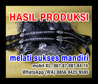 spanduk instant melati sukses mandiri lanyard tali id 