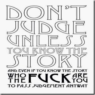 dont judge