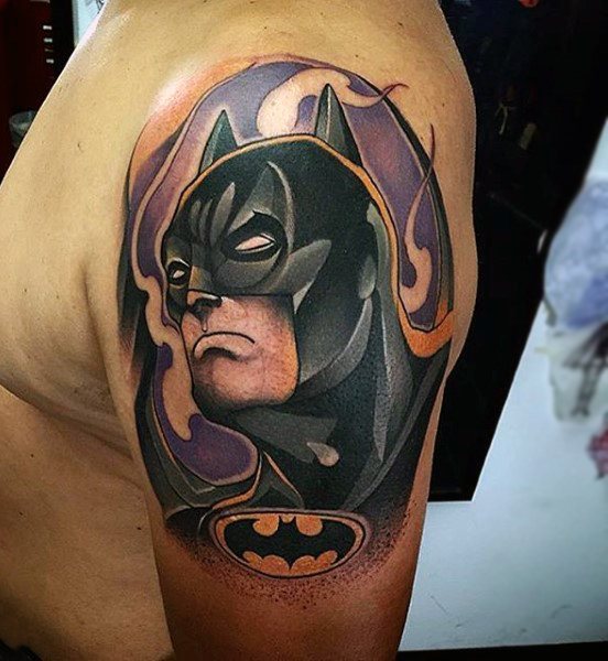 Tatuagens masculinas do Batman - 45 fotos e modelos