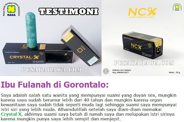 NCX NASA tips mencegah keputihan Crystal X testimoni