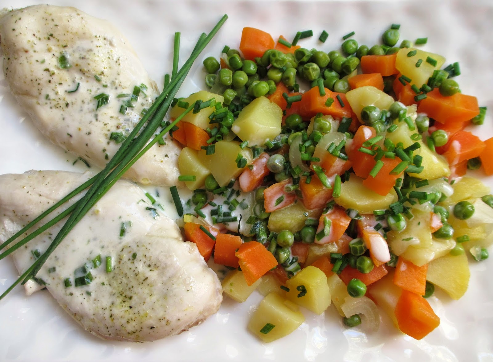 Cooking Julia Filets De Poulet Et Leur Jardiniere De Legumes