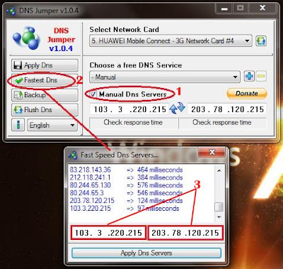 cara mengganti dns dengan dns jumper