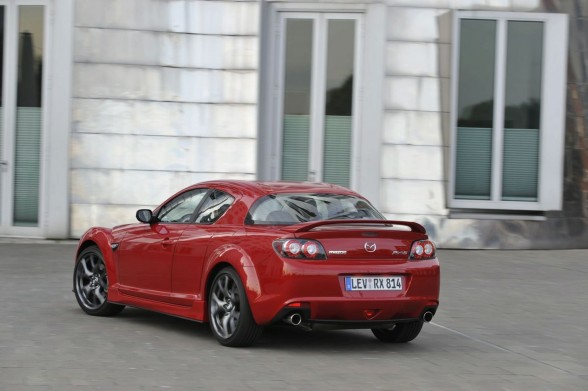 2010 Mazda RX-8 Facelift- Rear Angle Picture View Photo of Red Car
