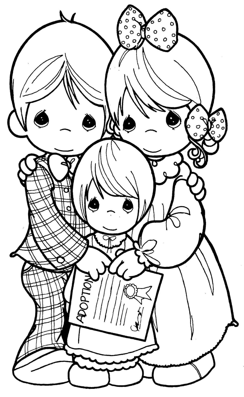 Pinto Dibujos: Día de la Familia Precious Moments para ...
