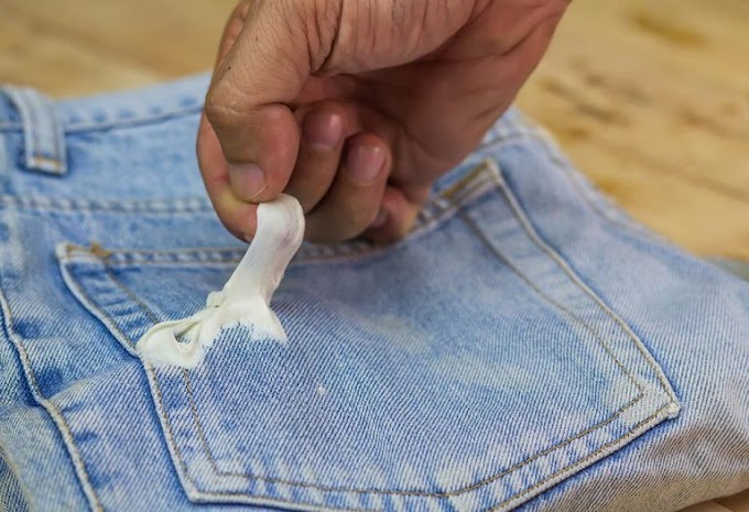 Cómo quitar el chicle de la ropa sin dañarla: un truco sencillo
