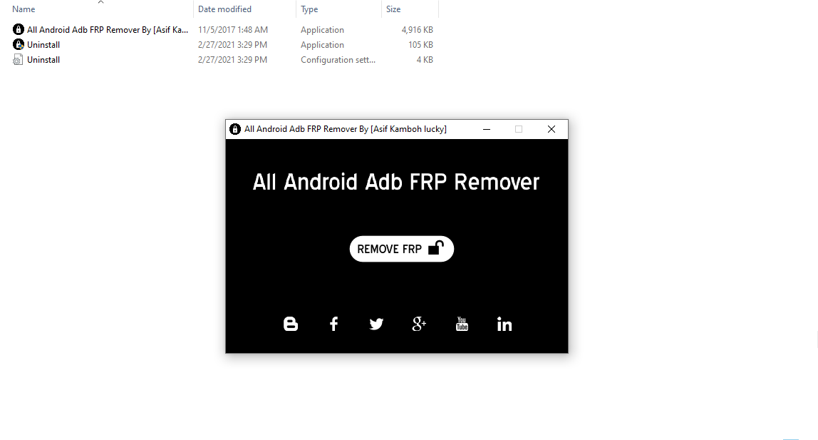 All Android ADB FRP Remover V1.0 Updated