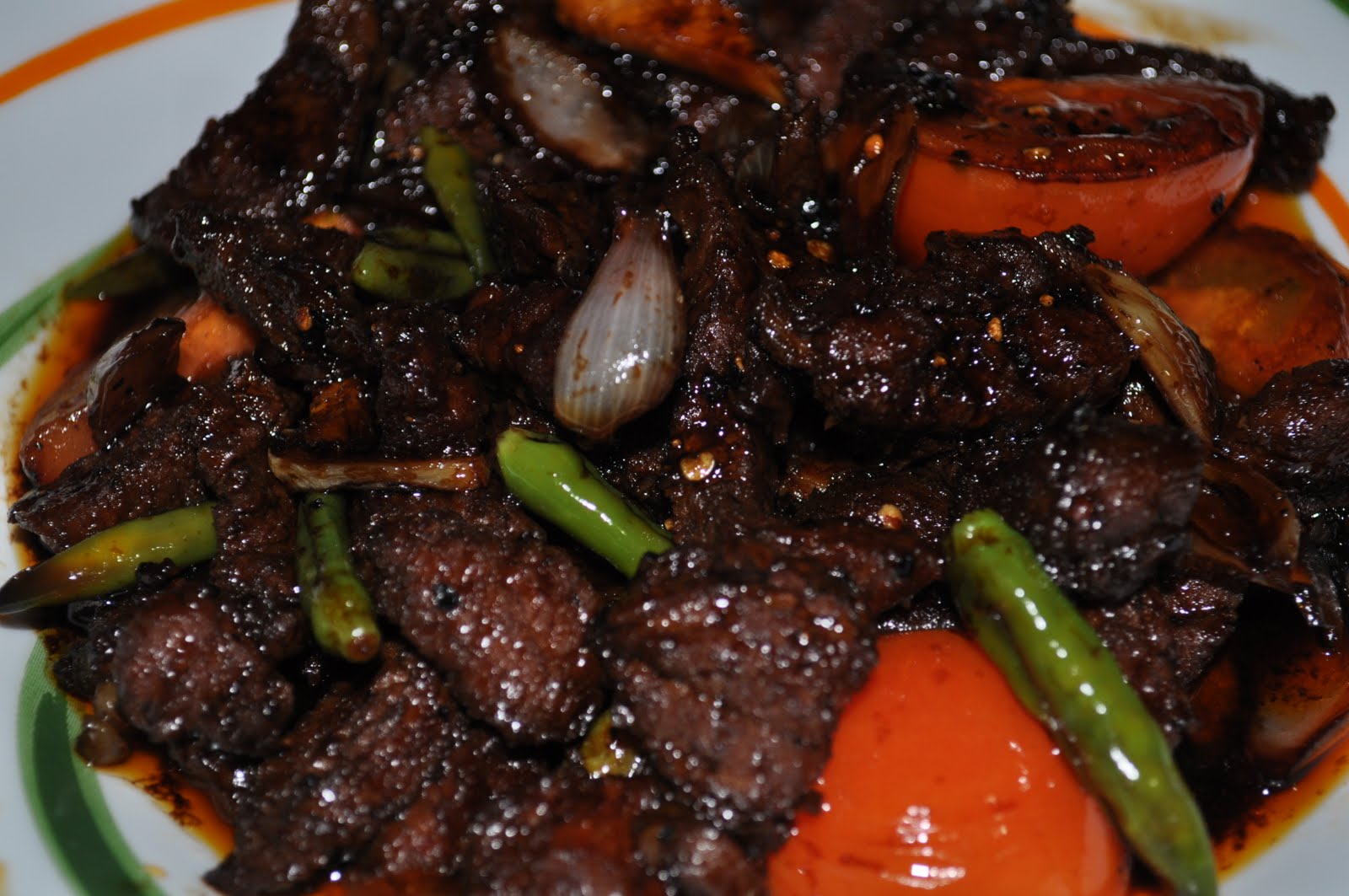 WANA A.K.A TOKEY BIOCANTIK: Daging masak Kicap Blackperpper