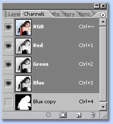 tutorial photoshop untuk membuat seleksi dengan channel dan layer mask, gambar 6