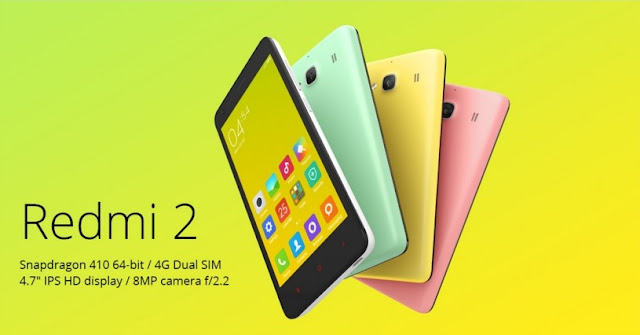 Harga HP Xiaomi Redmi 2 Lengkap Dengan Spesifikasi 2017