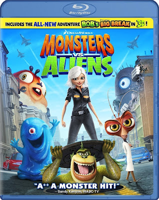 Monsters vs Aliens, 2009, Animation, Comedy, Family, Sci-Fi, BRRip, MKV, 400MB, English, USA, English Sub