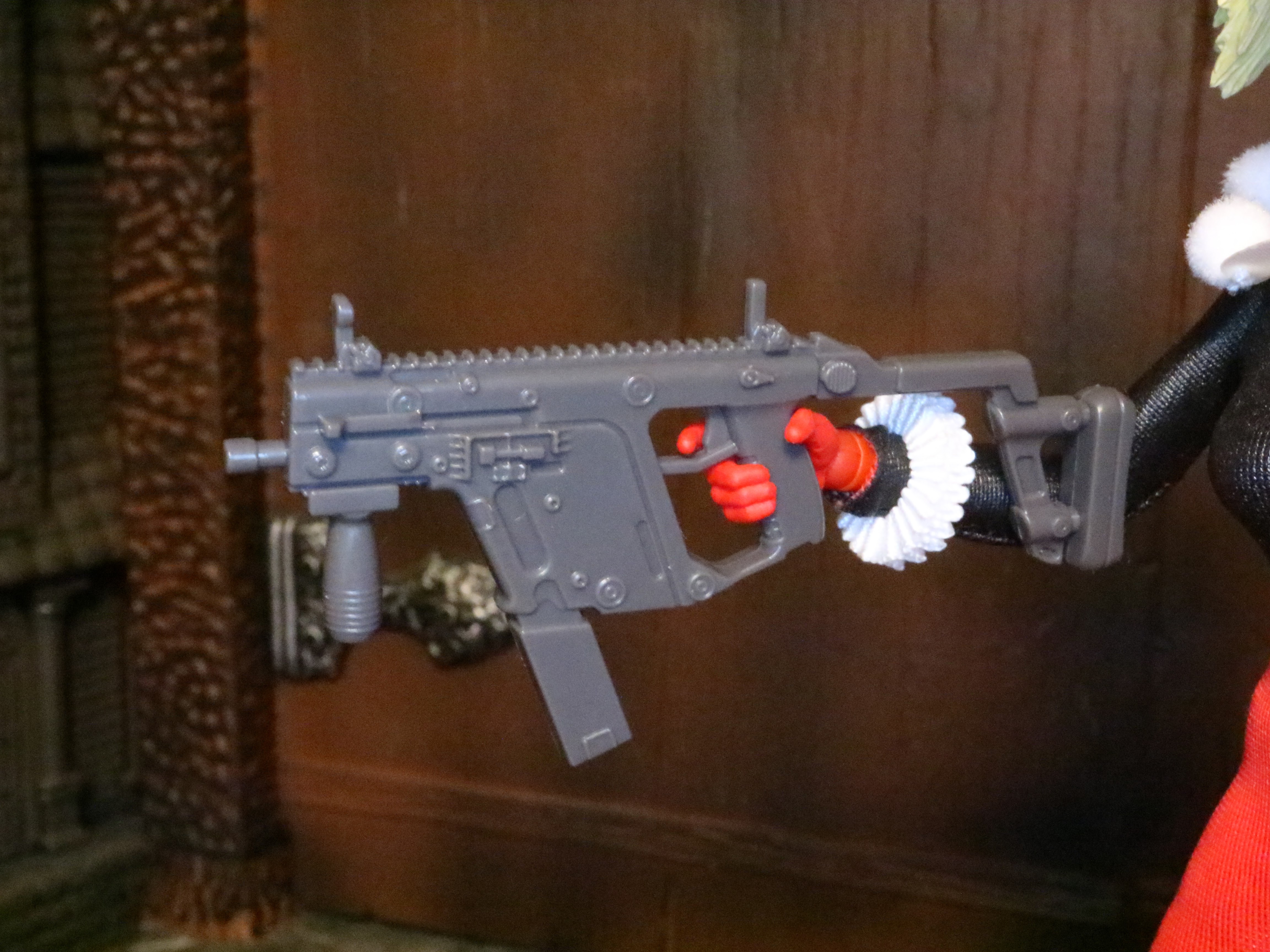 GI Joe Weapon Gung Ho v13 Grey Handgun Original Figure Accessory 