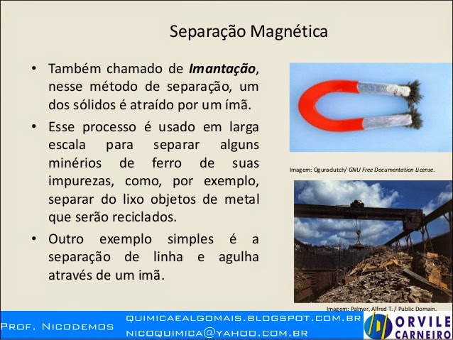 SEPARAÇÃO MAGNETICA