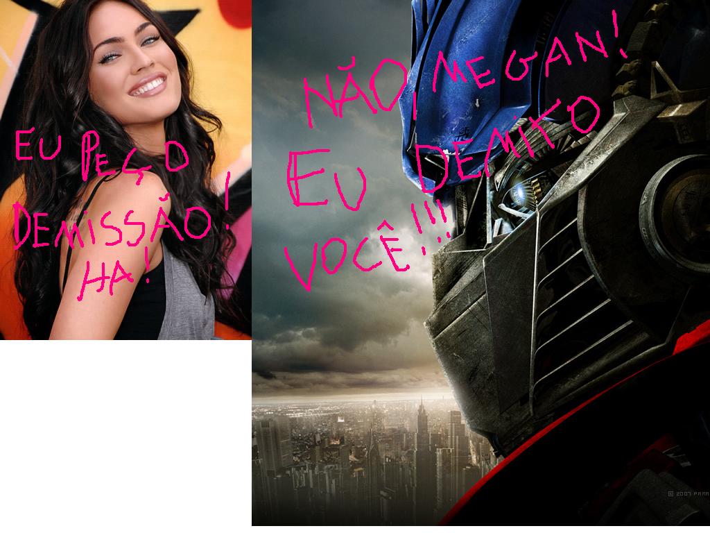 KarinaDelacroix: Megan Fox Não vai fazer "Transformers 3"