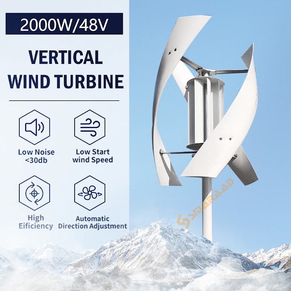 Low RPM Generator - Wind Turbine - Vertical Axis Coreless