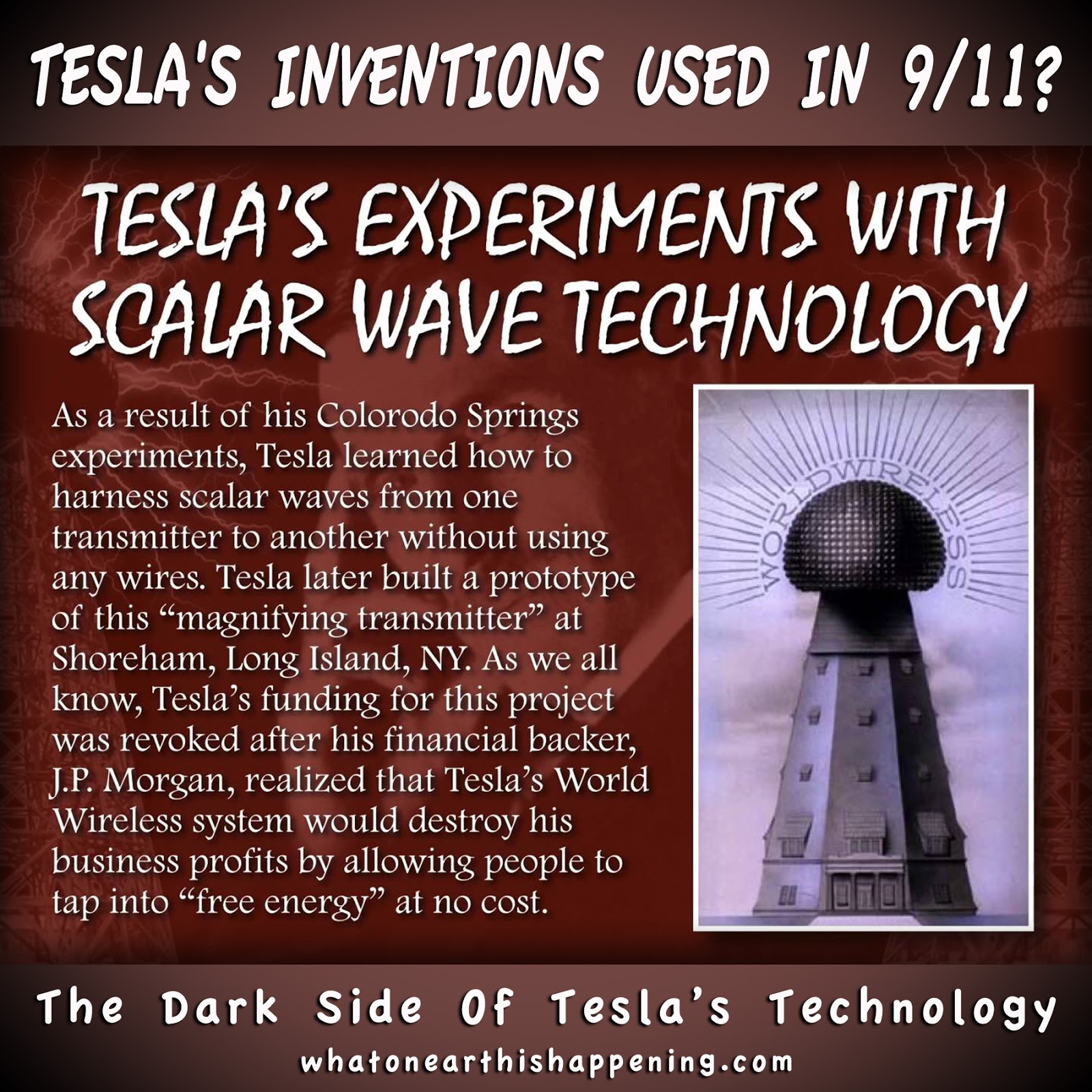 Stillness in the Storm Editor The following presentation by researcher Mark Passio discusses Nikola Tesla s inventions scalar wave technology and links