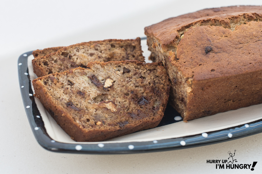 How to make banana nut bread with chocolate chips