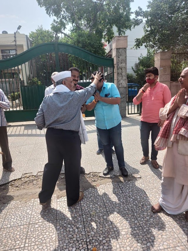 पार्षद अरविन्द चौधरी ने किया विकास कार्य का शुभारम्भ