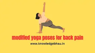 modified yoga poses for back pain