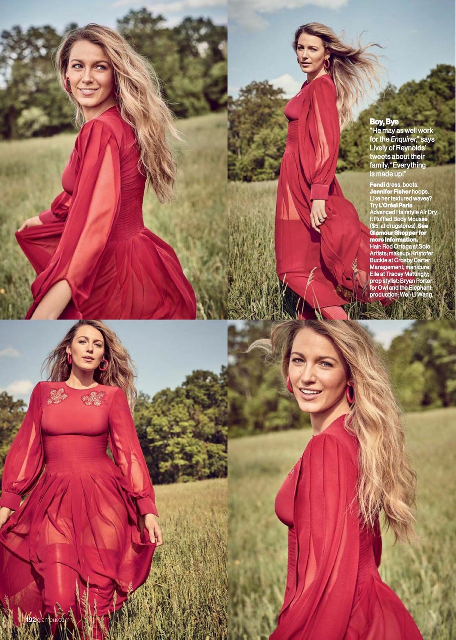 Blake Lively for Glamour Magazine, september 2017