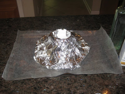 How to make the volcano: