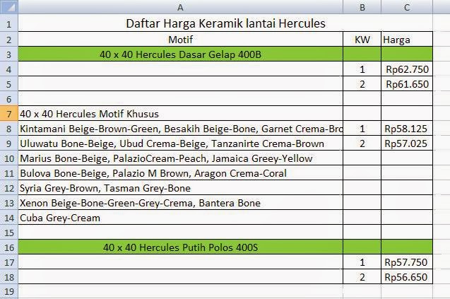 27 Harga Keramik  Hercules  Info Spesial 