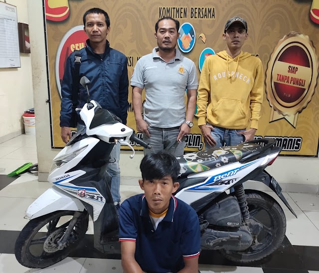 Larikan motor teman, Dani Diringkus Polisi