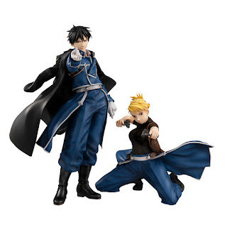 Precious G.E.M. series Roy Mustang & Riza Hawkeye Set 1/8 de Fullmetal Alchemist, Megahouse