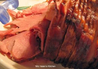 Apricot Glazed Ham at Miz Helen's Country Cottage