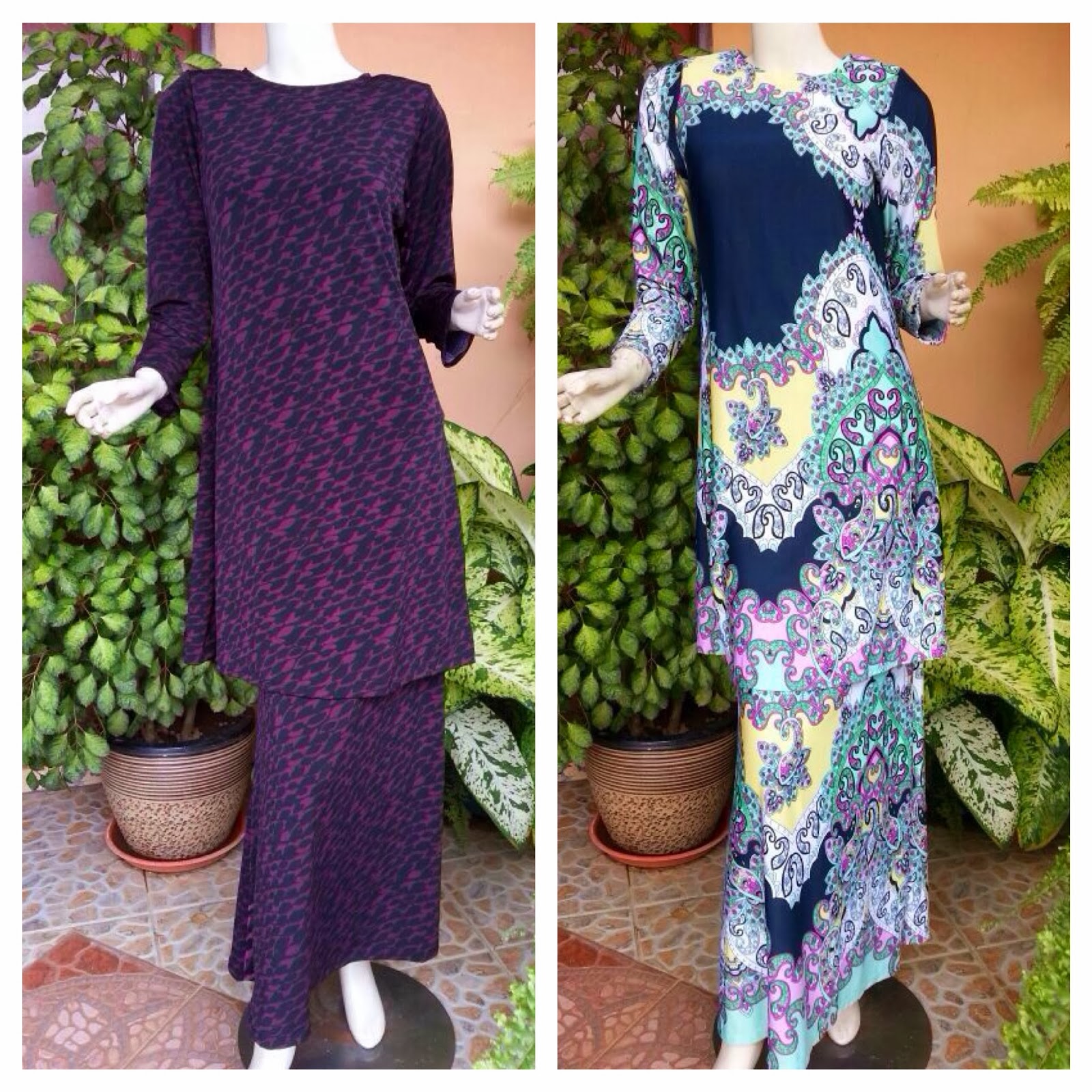  Kedai  by nuarozie BAJU  KURUNG  MODEN LYCRA