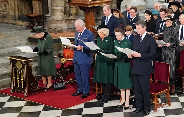 Royals from across Europe attended the memorial service