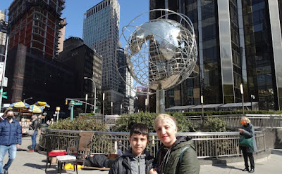 Central Park de Nueva York, Globo Terraqueo Colombus Circle.