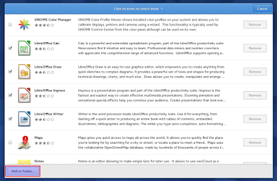 GNOME Appfolders