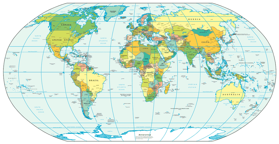  Peta  Dunia Geologinesia