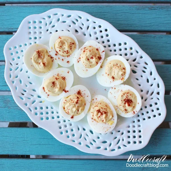 Deviled eggs with greek yogurt
