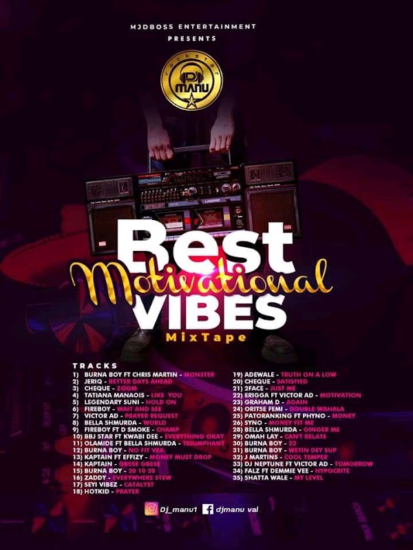 [DJ MIX] DJ Manu - Best Motivational vibe mixtape