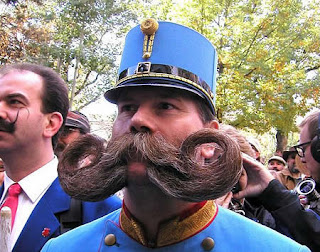 Strange beards and mustaches