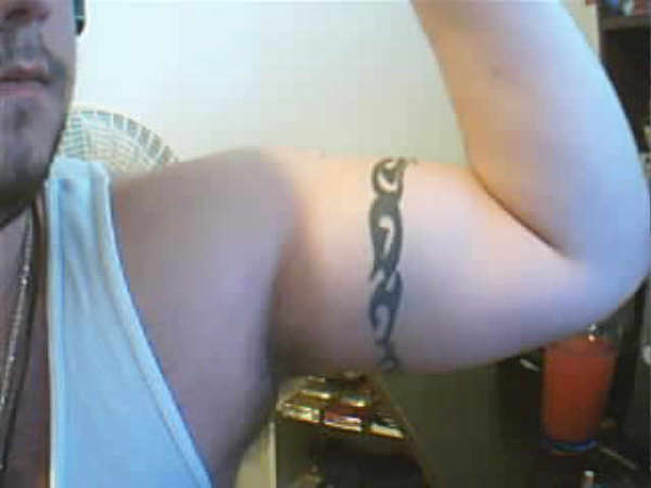 Arm Bands Tattoo Motive Unfamiliar Area