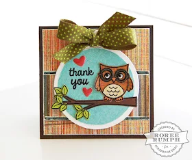 Sunny Studio Stamps: Woo Hoo Owl Thank You Card by Roree Rumph