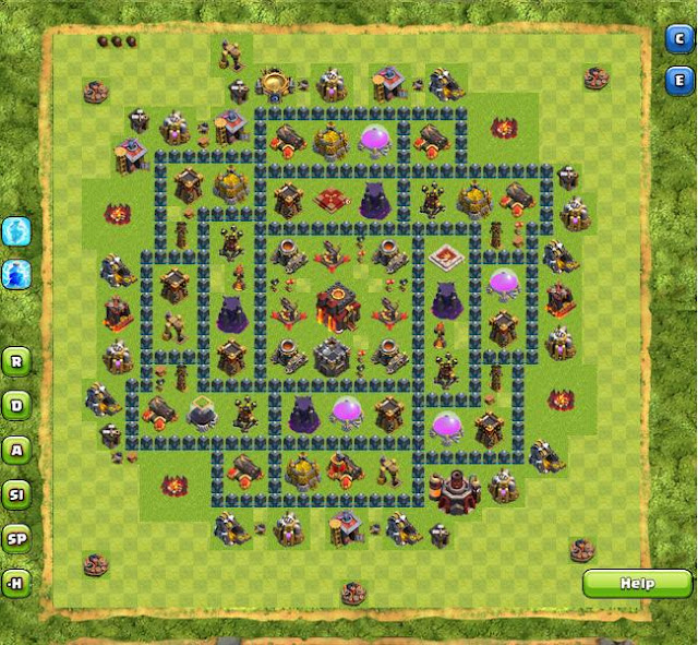 Base WAR Town Hall 6-10 Terbaik Di CLASH OF CLANS.