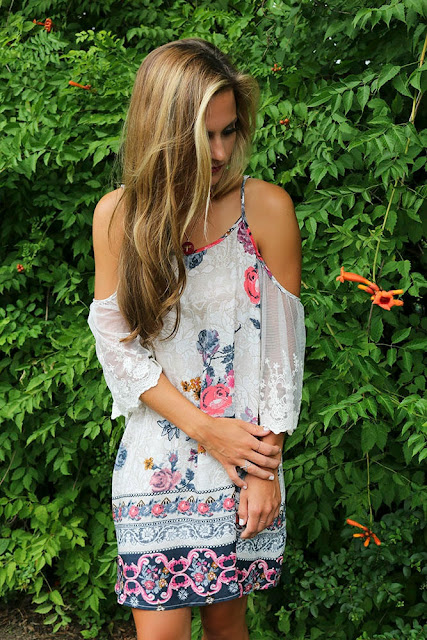 For your beautiful Summer #Free_Spirit_Summer_Floral_Dress