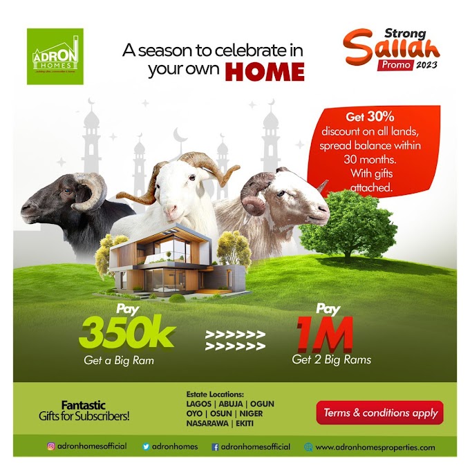 With Adron Ileya Repete Promo, Your Dream of Becoming a Landlord will Turn Reality