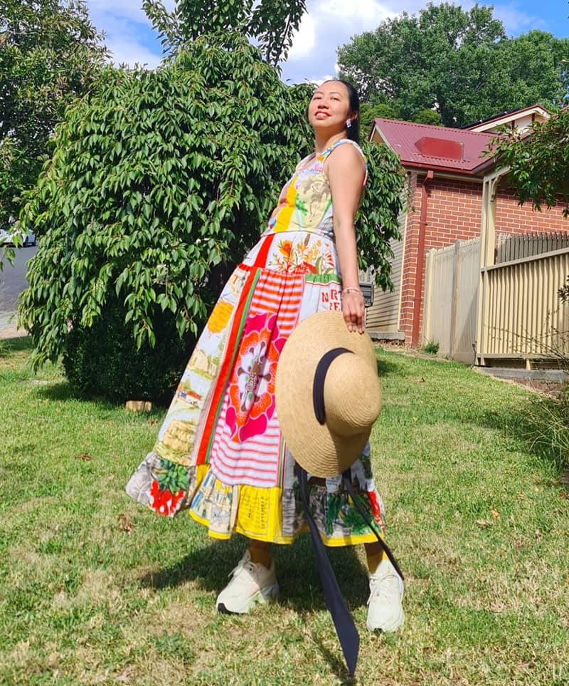 Upcycling Vintage Tea Towels into a Summer Dress