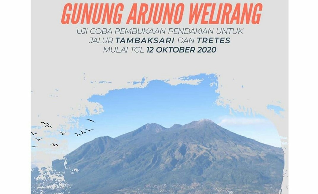 ujicoba jalur pendakian tretes dan Purwosari gunung arjuno welirang mountnesia