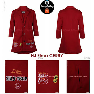 HIJACKET TERBARU ELMA NAVY MAROON BLACK MARIGOLD ORIGINAL JAKET HIJAB FORMAL DESIGN STYLISH