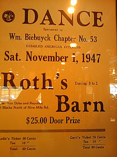 Poster for a DAV Dance in 1947