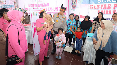 Polda Kalteng Inisiasi Gebyar Posyandu Presisi se-Kalteng, sebagai Wujud Kebersamaan, Kepedulian dan Kemanfaatan Guna Menurunkan Stunting Dengan Cepat
